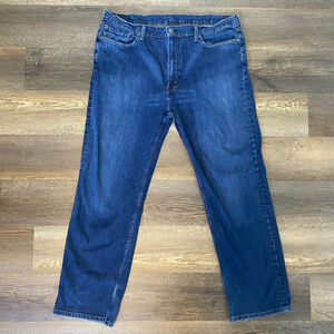 Levi's 514 Jeans Men’s 40x30 Blue Straight Workwear Broken-in Stretch Casual